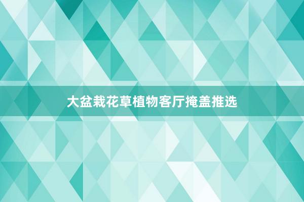 大盆栽花草植物客厅掩盖推选